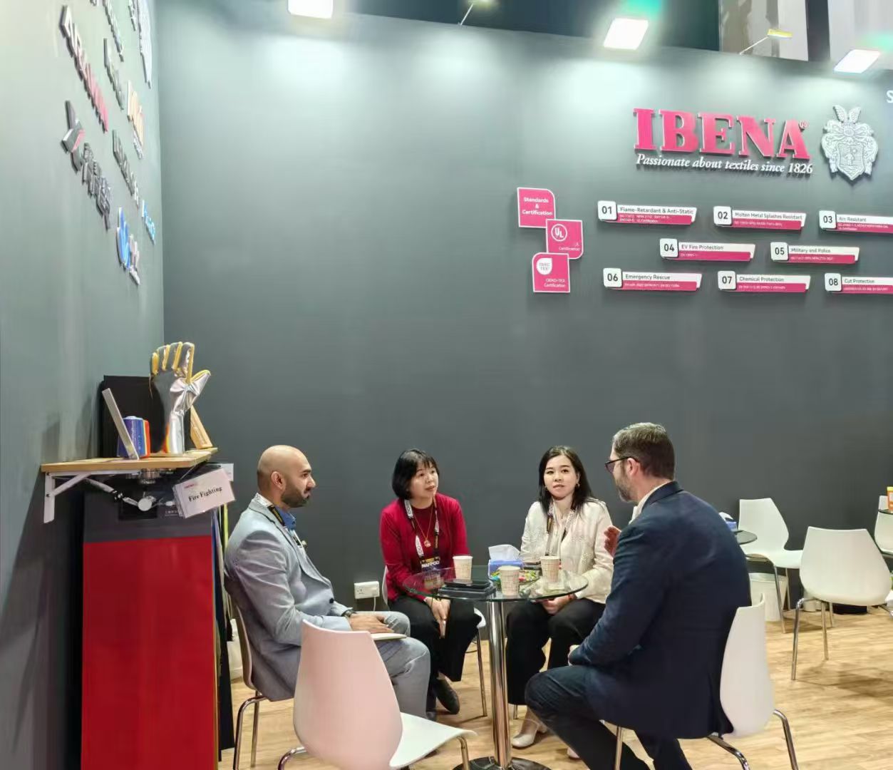 IBENA Shanghai Shines at Intersec 2026 Dubai, High-Performance Protective Fabrics Steal the Show